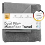 ChemicalWorkz Dual Pile Towel Grey , Laveta Microfibre , 350 GSM , 40 x 40 cm