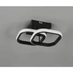 Aplică perete interior cu LED integrat Trio Kasia, 8W, 800 lumeni, neagră