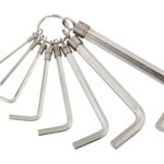Set chei hexagonale WGB 2-10 mm, 8 piese, crom-vanadiu