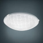 Plafonieră cu LED integrat Eglo Malva 11W 950 lumeni, alb/transparent