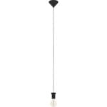 Pendul vintage Eglo Capoliveri-E E27 max. 1x40W, negru