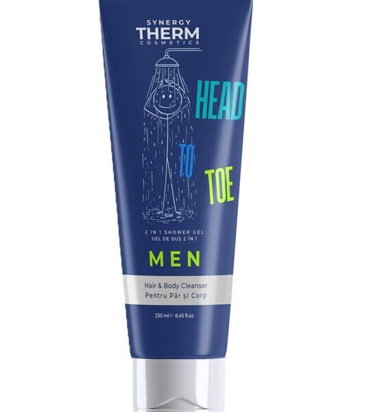 Synergy Therm Men Hair&Body Cleanser Gel de dus 2in1 pentru barbati 250ml